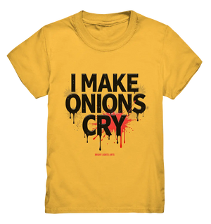 I Make Onions Cry – Lustiges Kochshirt mit frechem Spruch - Kids Premium Shirt Bright Lights Arts