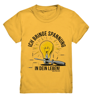 ICH BRINGE SPANNUNG IN DEIN LEBEN - Kids Premium Shirt Bright Lights Arts