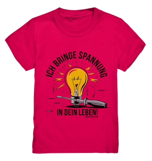 ICH BRINGE SPANNUNG IN DEIN LEBEN - Kids Premium Shirt Bright Lights Arts