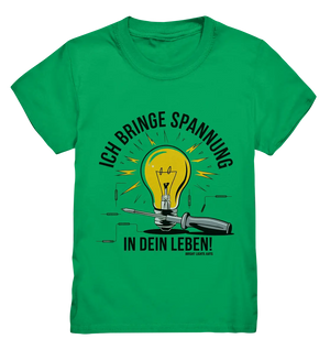 ICH BRINGE SPANNUNG IN DEIN LEBEN - Kids Premium Shirt Bright Lights Arts