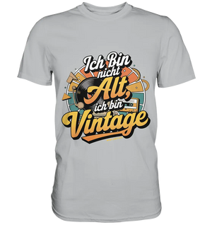Ich bin nicht Alt, ich bin Vintage – Retro-Statement - Premium Shirt Bright Lights Arts