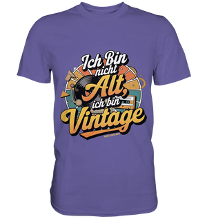 Ich bin nicht Alt, ich bin Vintage – Retro-Statement - Premium Shirt Bright Lights Arts