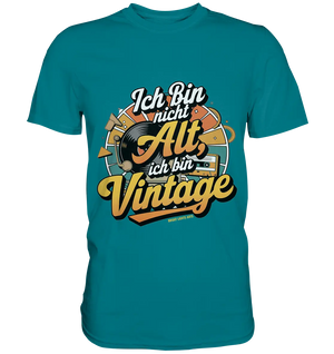 Ich bin nicht Alt, ich bin Vintage – Retro-Statement - Premium Shirt Bright Lights Arts