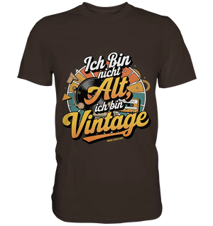 Ich bin nicht Alt, ich bin Vintage – Retro-Statement - Premium Shirt Bright Lights Arts