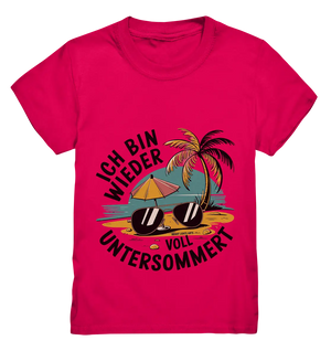 Ich bin wieder voll untersommert Sommer und Strand - Kids Premium Shirt Bright Lights Arts