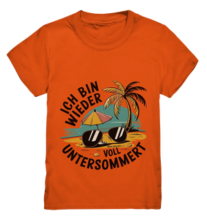 Ich bin wieder voll untersommert Sommer und Strand - Kids Premium Shirt Bright Lights Arts