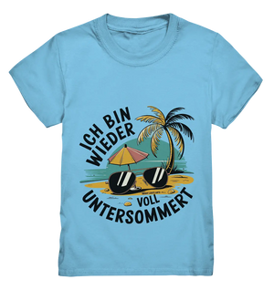 Ich bin wieder voll untersommert Sommer und Strand - Kids Premium Shirt Bright Lights Arts