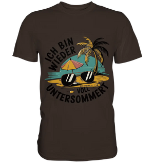 Ich bin wieder voll untersommert Sommer und Strand - Premium Shirt Bright Lights Arts
