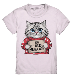 Ich hasse Menschen bunte Katze - Kids Premium Shirt Bright Lights Arts