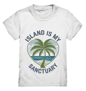 Island Is My Sanctuary - Tropische Ruhe - Kids Premium Shirt Bright Lights Arts