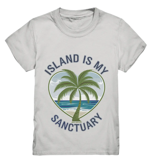 Island Is My Sanctuary - Tropische Ruhe - Kids Premium Shirt Bright Lights Arts