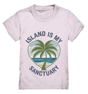 Island Is My Sanctuary - Tropische Ruhe - Kids Premium Shirt Bright Lights Arts