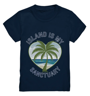 Island Is My Sanctuary - Tropische Ruhe - Kids Premium Shirt Bright Lights Arts