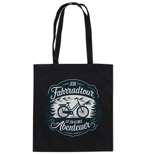 JEDE Fahrradtour IST EIN KLEINES Abenteuer Inspirierendes Outdoor Design - Baumwolltasche Bright Lights Arts