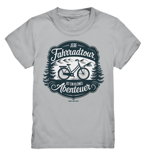 JEDE Fahrradtour IST EIN KLEINES Abenteuer Inspirierendes Outdoor Design - Kids Premium Shirt Bright Lights Arts
