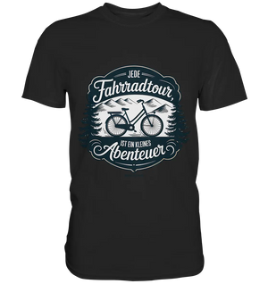 JEDE Fahrradtour IST EIN KLEINES Abenteuer Inspirierendes Outdoor Design - Premium Shirt Bright Lights Arts