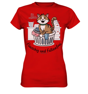 Kätzchen im Wäschekorb – Fröhliche Haushaltsmomente - Ladies Premium Shirt Bright Lights Arts