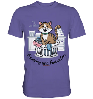 Kätzchen im Wäschekorb – Fröhliche Haushaltsmomente - Premium Shirt Bright Lights Arts