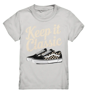 Keep It Classic – Retro - Design mit kultigen Sneakern - Kids Premium Shirt - Bright Lights Arts