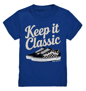 Keep It Classic – Retro - Design mit kultigen Sneakern - Kids Premium Shirt - Bright Lights Arts