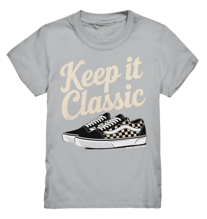Keep It Classic – Retro - Design mit kultigen Sneakern - Kids Premium Shirt - Bright Lights Arts