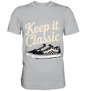 Keep It Classic – Retro - Design mit kultigen Sneakern - Premium Shirt - Bright Lights Arts