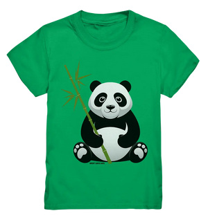 Knuddeliger Panda mit Bambus - Kids Premium Shirt Bright Lights Arts