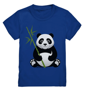 Knuddeliger Panda mit Bambus - Kids Premium Shirt Bright Lights Arts