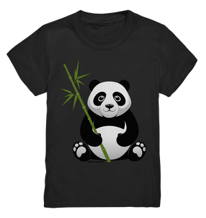 Knuddeliger Panda mit Bambus - Kids Premium Shirt Bright Lights Arts