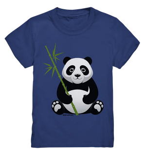 Knuddeliger Panda mit Bambus - Kids Premium Shirt Bright Lights Arts