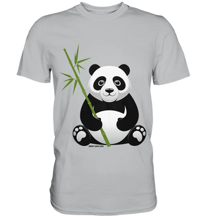 Knuddeliger Panda mit Bambus - Premium Shirt Bright Lights Arts