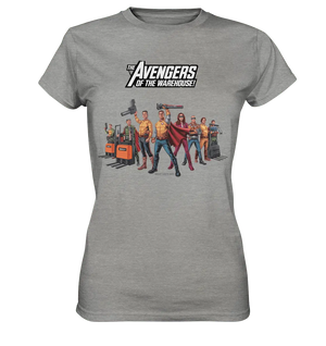 Lagerhelden – Humorvolle und kreative Teamwork Kunst - Ladies Premium Shirt - Bright Lights Arts