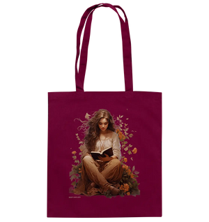 Lesen & Natur – Friedliches Design für Bücher- und Naturliebhaber - Baumwolltasche Bright Lights Arts
