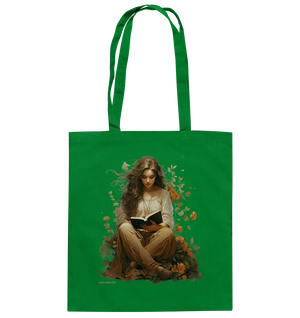 Lesen & Natur – Friedliches Design für Bücher- und Naturliebhaber - Baumwolltasche Bright Lights Arts