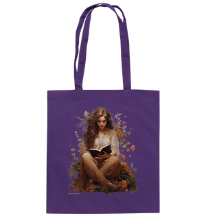 Lesen & Natur – Friedliches Design für Bücher- und Naturliebhaber - Baumwolltasche Bright Lights Arts