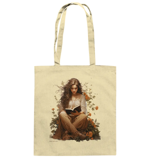 Lesen & Natur – Friedliches Design für Bücher- und Naturliebhaber - Baumwolltasche Bright Lights Arts