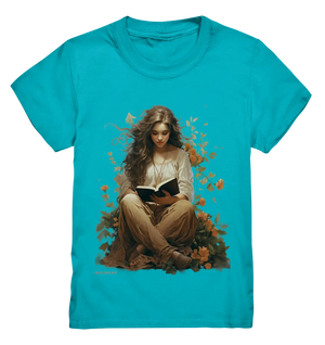 Lesen & Natur – Friedliches Design für Bücher- und Naturliebhaber - Kids Premium Shirt Bright Lights Arts