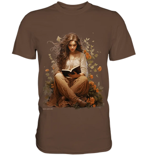 Lesen & Natur – Friedliches Design für Bücher- und Naturliebhaber - Premium Shirt Bright Lights Arts