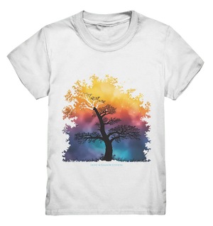 Licht & Schatten – Magische Baumlandschaft mit Sternbild - Kids Premium Shirt - Bright Lights Arts