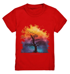 Licht & Schatten – Magische Baumlandschaft mit Sternbild - Kids Premium Shirt - Bright Lights Arts