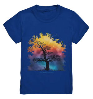 Licht & Schatten – Magische Baumlandschaft mit Sternbild - Kids Premium Shirt - Bright Lights Arts