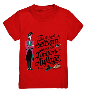 Limitierte Auflage – Pinker Smoking und Zylinder - Kids Premium Shirt Bright Lights Arts