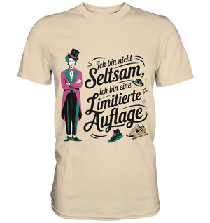 Limitierte Auflage – Pinker Smoking und Zylinder - Premium Shirt Bright Lights Arts