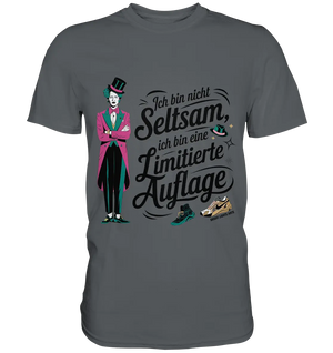 Limitierte Auflage – Pinker Smoking und Zylinder - Premium Shirt Bright Lights Arts