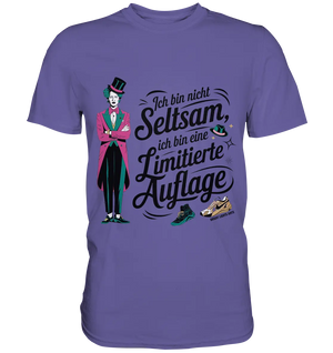 Limitierte Auflage – Pinker Smoking und Zylinder - Premium Shirt Bright Lights Arts