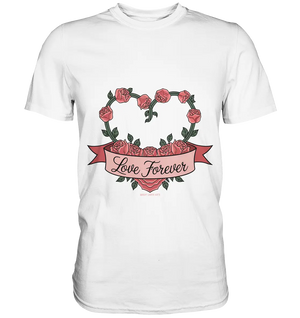 Love forever Rosenherz - Premium Shirt Bright Lights Arts