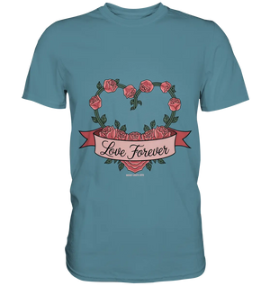 Love forever Rosenherz - Premium Shirt Bright Lights Arts