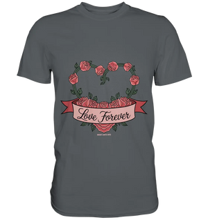 Love forever Rosenherz - Premium Shirt Bright Lights Arts