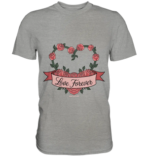 Love forever Rosenherz - Premium Shirt Bright Lights Arts