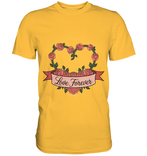 Love forever Rosenherz - Premium Shirt Bright Lights Arts